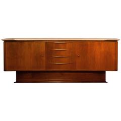 1950s, Beautiful Mahogany Sideboard by A.A. Patijn