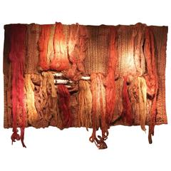 Vintage Handwoven Tapestry 
La Lorelei
 by Françoise Hustin