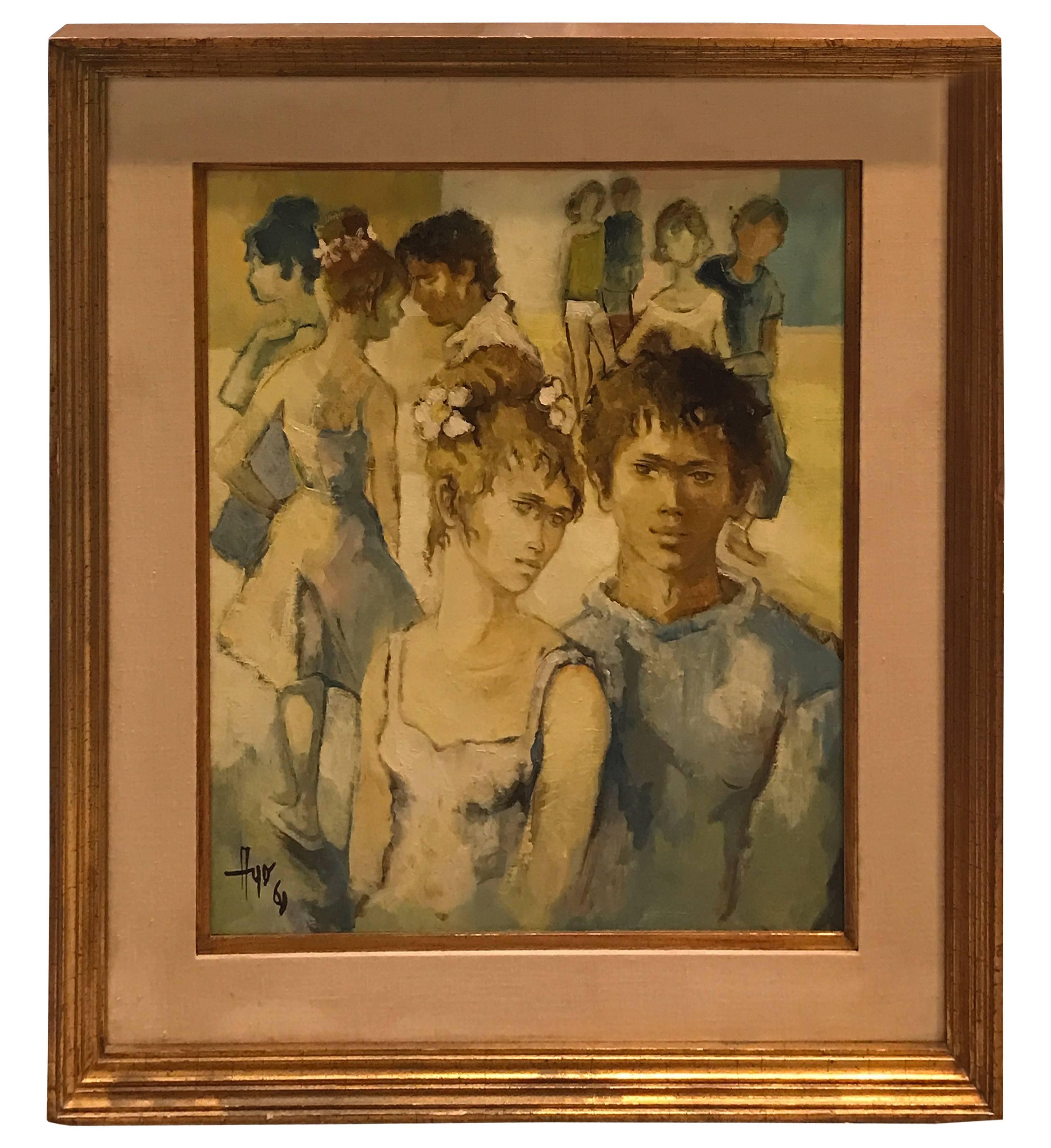 Robert Aillaud Ayo, Oil Painting, Signed