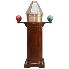 Antique Negus Skylight Yacht Binnacle