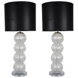Fantastisches Paar Murano-Glas-Lampen