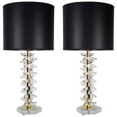 Lampenpaar, entworfen von Juanluca Fontana