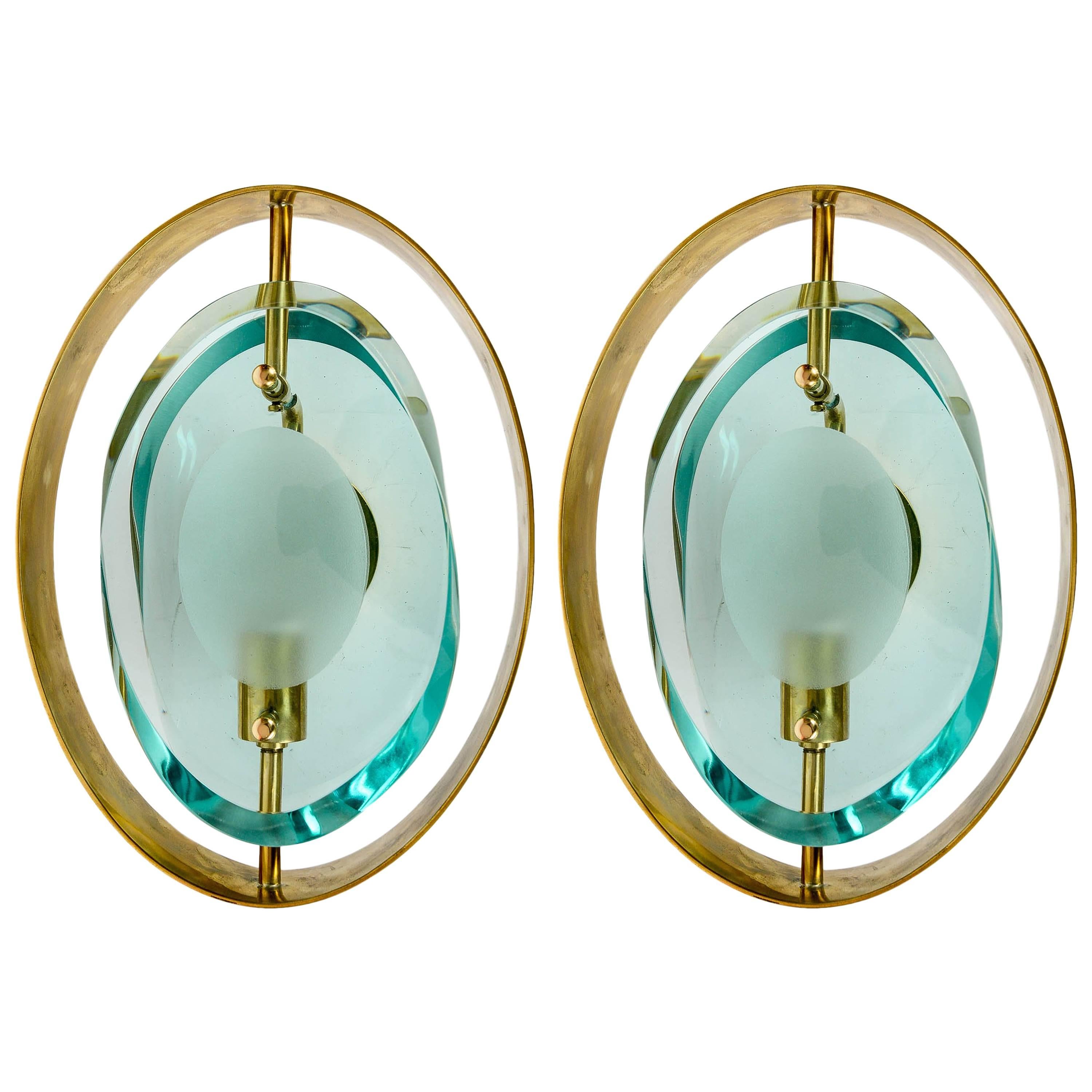 Pair of Sconces in the style of Max Ingrand Modèle 2020