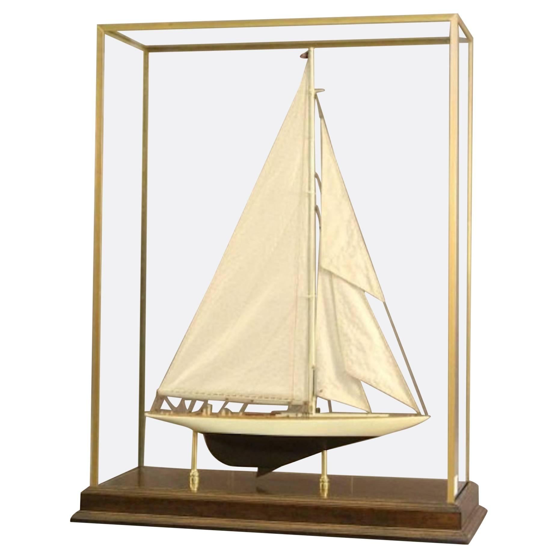Model of the America’s Cup Yacht “Enterprise” For Sale