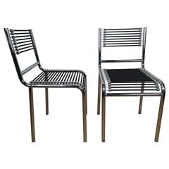 Pair of René Herbst Style Side Chairs 12