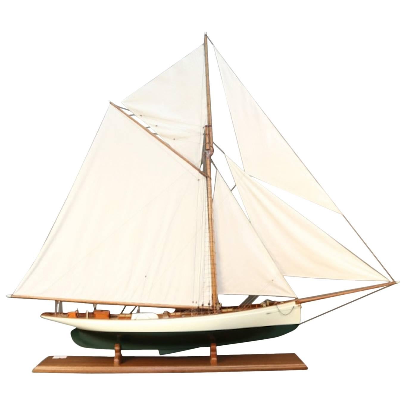 Model of the America's Cup "Puritan", 1885 For Sale