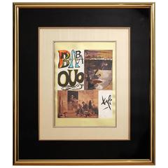 1978 Salvador Dali "Babaouo" Mixed Media Collage 9