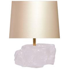 Natural Rock Crystal Quartz Lamp 12