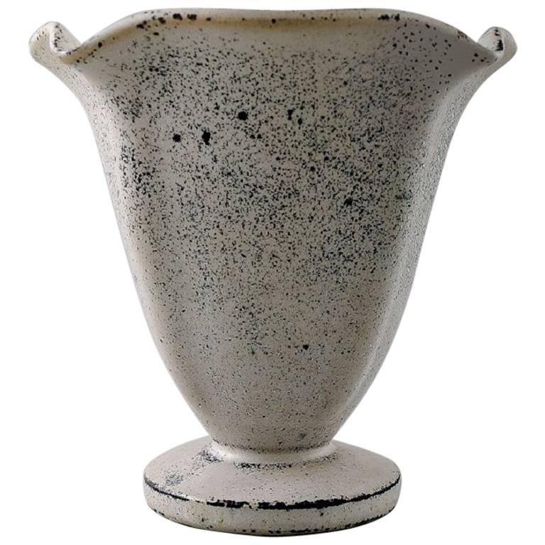 Svend Hammershoi for Kähler, Denmark, Glazed Vase, 1930s