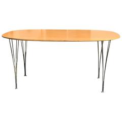 "Superellipse" Table by Bruno Mathsson and Piet Hein for Fritz Hansen