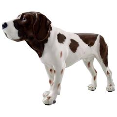 Royal Copenhagen Number 4852 Danish Pointer, Jeanne Grut