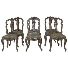 19th Century Venetian Dining Chairs