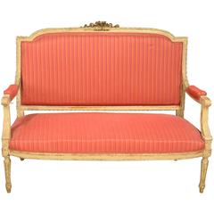 Louis XVI Style Bench, France, Late 1800s