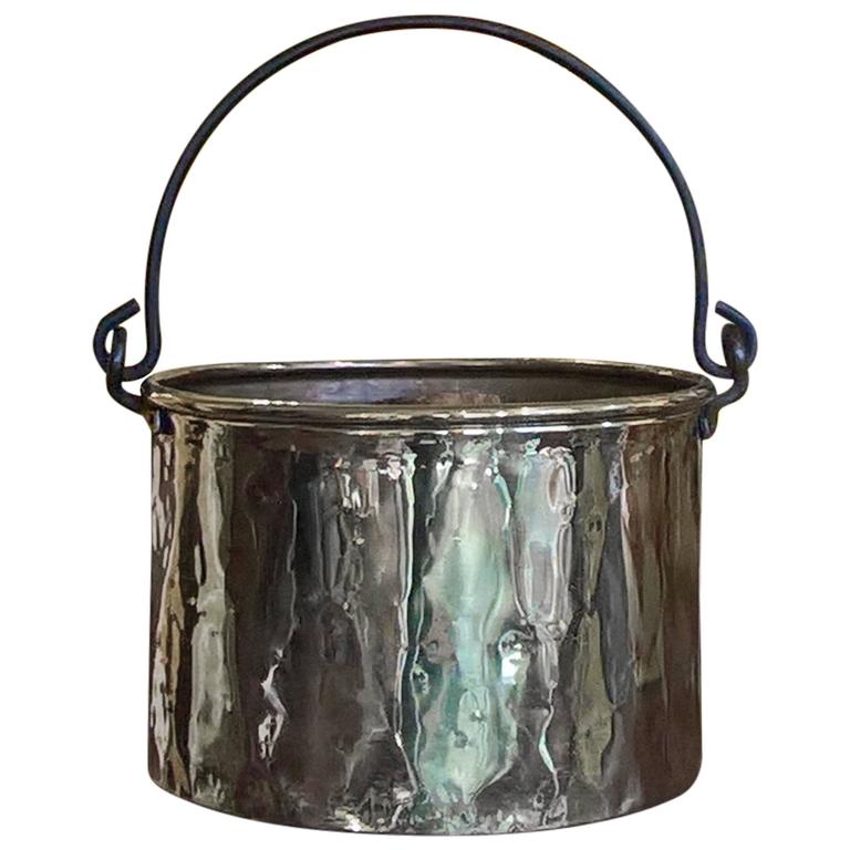 Early 20th Century Brass Log Bucket at 1stdibs