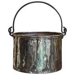 Early 20th Century Brass Log Bucket