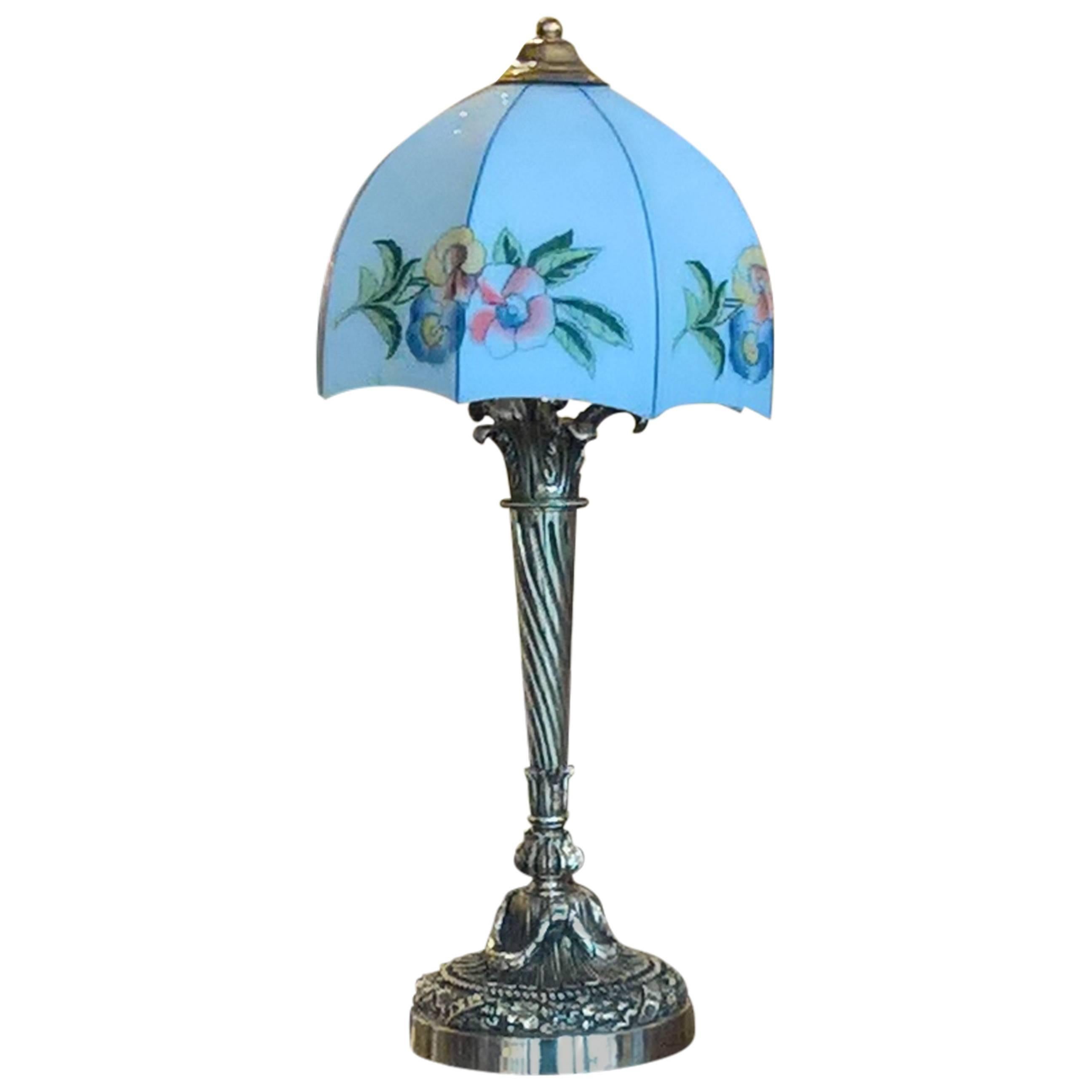 Edwardian Brass Table Lamp