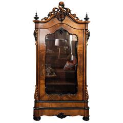 1870s, Antique Dutch Display Cabinet