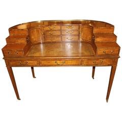 Vintage Baker Furniture 1765 Carlton Collector’s Edition Satinwood Writing Desk