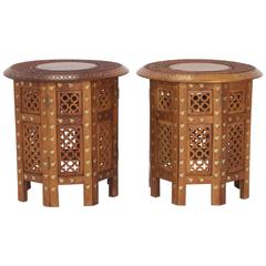 Vintage Pair of Anglo Indian Tables