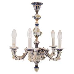 Antique and Exclusive Piece of Ceramic Ceiling Lamp