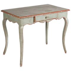 French Louis XV Style Writing Table with a Drawer