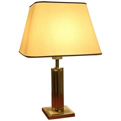 Hollywood Regency Brass Table Lamps in the Style of Romeo Rega