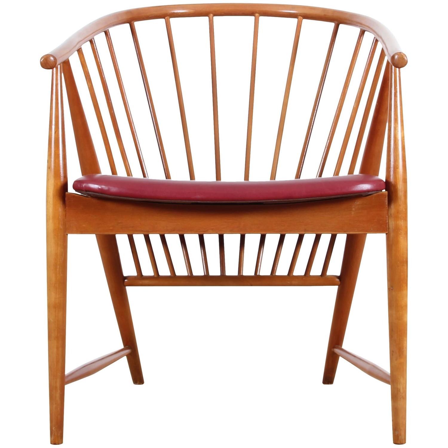 MidCentury Modern Swedish Chair For Sale at 1stdibs