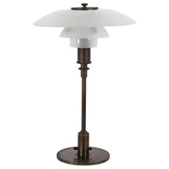 A rare 3/2 Table Lamp by Poul Henningsen
