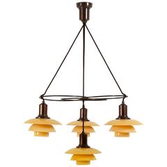 Circle Chandelier by Poul Henningsen 12