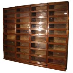 Big Mahogany Globe Wernicke Bookcase