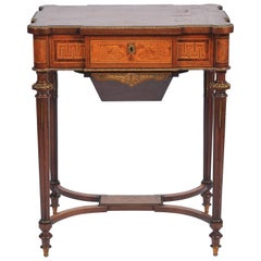 19th Century Walnut Work Table