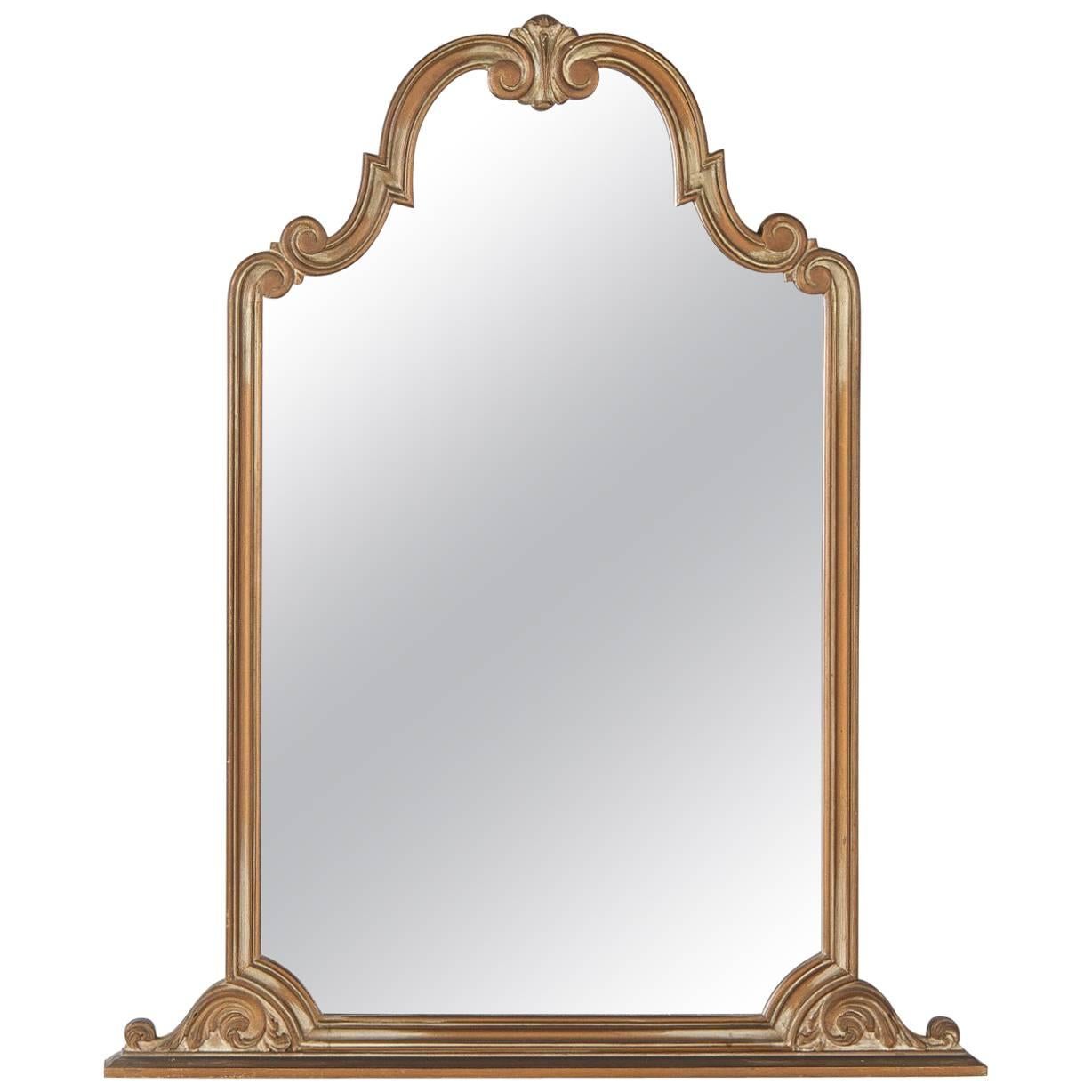Louis XV Style Painted Mirror, 1940s