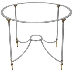 Circular Iron and Brass Table Base 12