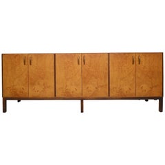 Milo Baughman Burl Sideboard