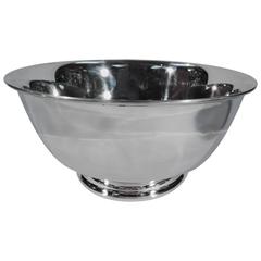 Tiffany Large Sterling Silver Trophy Bowl with Lots of Room for Engraving