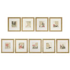 1920s L'art de Boire Wine Appreciation Prints