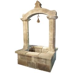 Carved Stone Well from the Apulia Region of Italy