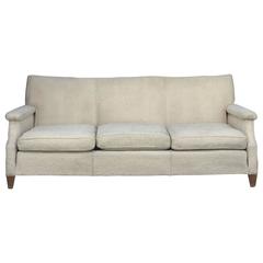 Chic Large French 1950s Sofa by Maison Leleu 8