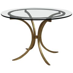 Robert Thibier French Gilt Dining Table
