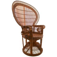 Classic Wicker Emanuelle Peacock Chair