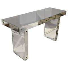 Fantastic Venetian Mirror Style Table Console, circa 1960