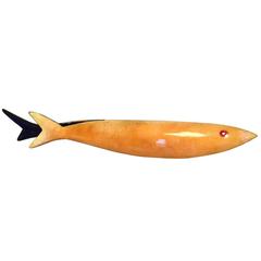 Very Rare Pesce Artpiece by Gio Ponti for De Poli Enamel 11