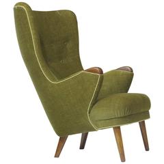 1950s Schiller Highback Danish Lounge Chair 5