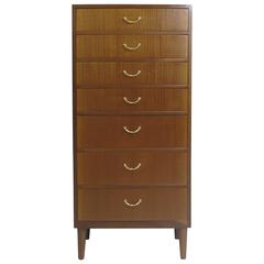 1940s Scandinavian Cuban Mahogany Chest of Drawers 1