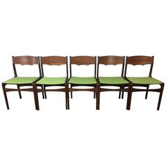 Danish Rosewood Dining Chairs in the Style of Grete Jalk