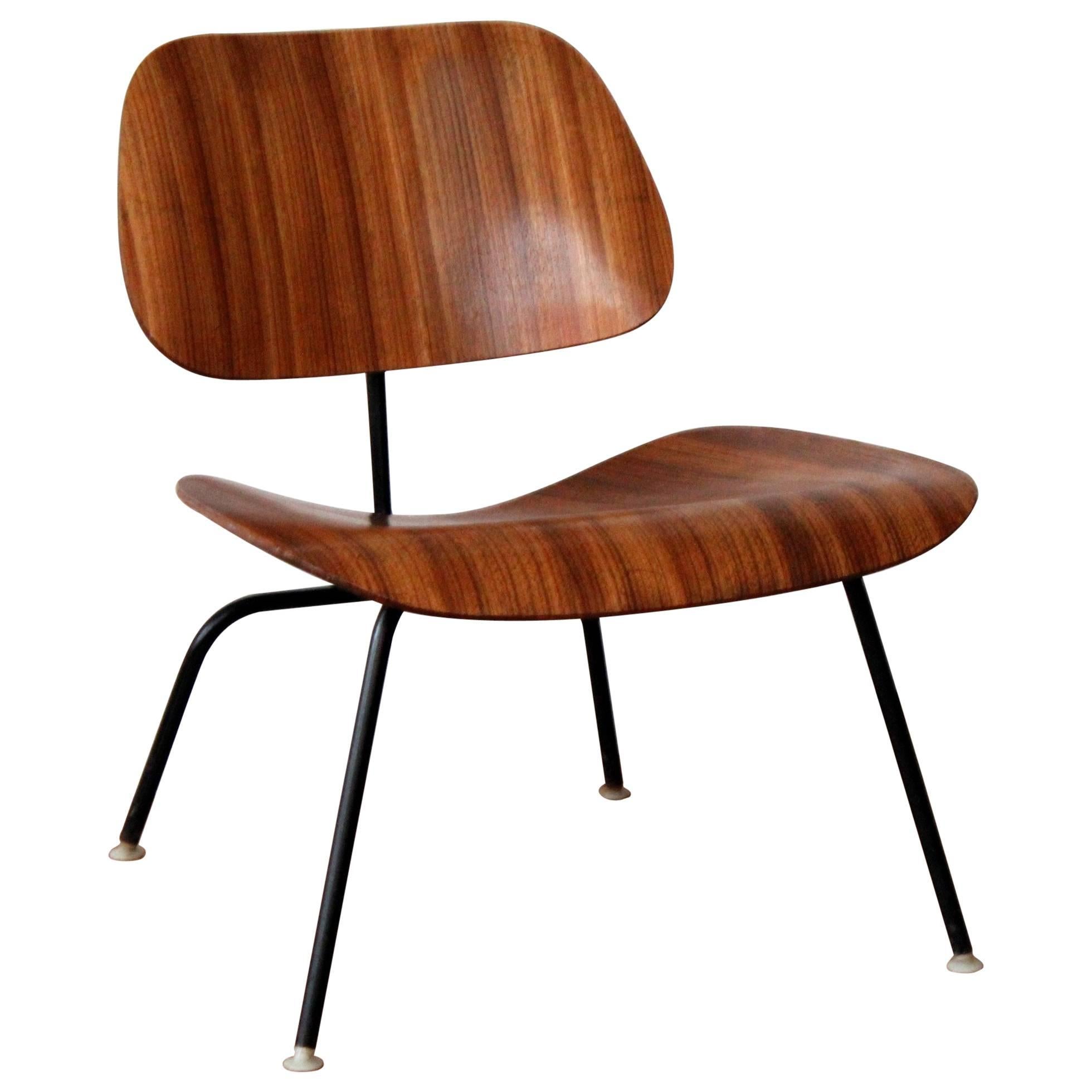 Eames LCM Zebra Wood Lounge Chair