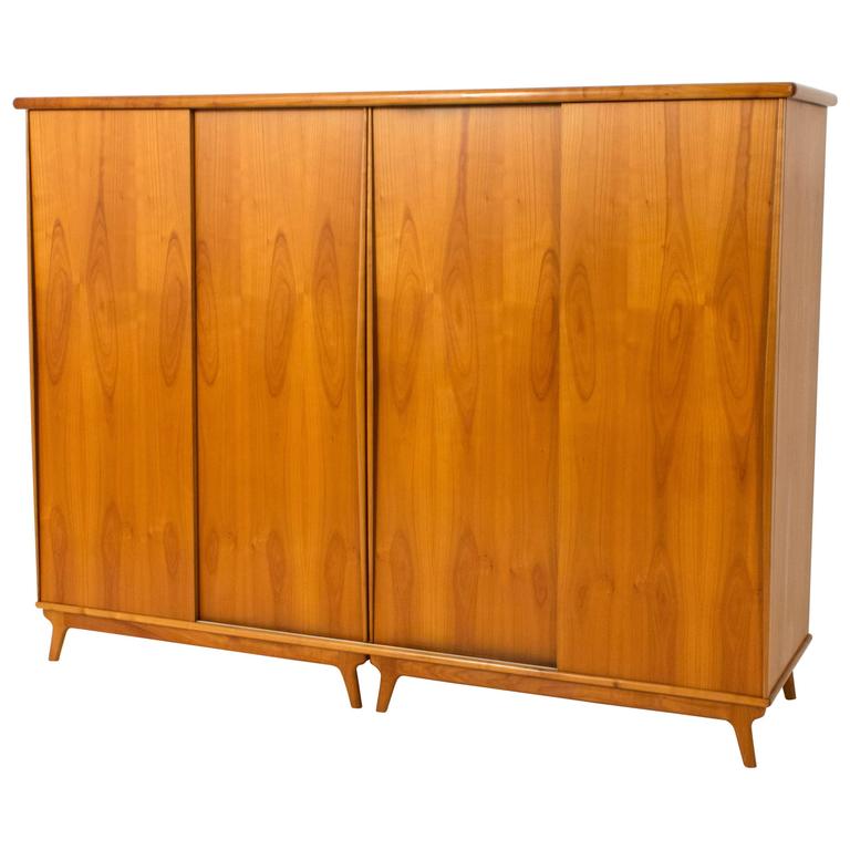 Stylish MidCentury Modern Organic Wardrobe, 1970s at 1stDibs