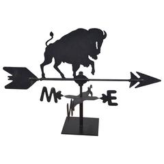 Sheet Iron Buffalo Weathervane Sheet Iron Buffalo Weathervane