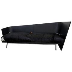 Felicirossi Asymmetrical Leather Wrapped Argentine Cowhide Sofa 12