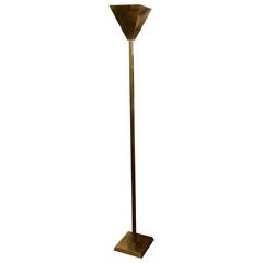 Brass Chapman Floor Lamp with Square Top 5